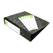 Q-CONNECT LEVER ARCH SPINE LABELS WHITE (PACK OF 10 LABELS) KF02217