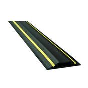 D-LINE FLOOR CABLE COVER HAZARD 80MM 1.8M C/W CONNECTORS YELLOW/BLACK FC83H (PACK OF 1)