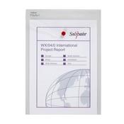 SNOPAKE POLYFILE P FILE WALLET PORTRAIT A4 CLEAR (PACK OF 5 WALLETS) 13263