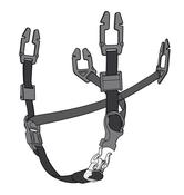 MSA V-GARD TEXTILE UNIVERSAL 4-POINT CHINSTRAP   (PACK OF 20)