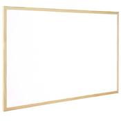 Q-CONNECT WOODEN FRAME WHITEBOARD 1200X900MM KF03572 image