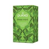 PUKKA INDIVIDUALLY ENVELOPED TEA BAGS THREE MINT REF 5065000523435 [PACK 20]