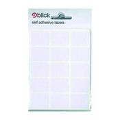 BLICK WHITE LABELS 105 PER BAG 19X25MM (PACK OF 2100) RS001652 (PACK OF 20 BAGS)