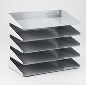AVERY STEEL LETTER RACK 5 TIER GREY 605