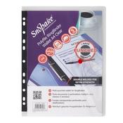 SNOPAKE POLYFILE RING BINDER WALLET A4 CLEAR (PACK OF 5 WALLETS) 12566