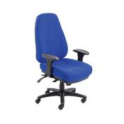 AVIOR LUCANIA HIGH BACK TASK CHAIR 640X655X1055-1140MM BLUE KF74021 image
