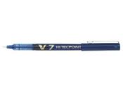 PILOT V7 HI-TECPOINT ROLLERBALL PEN LIQUID INK 0.7MM TIP 0.4MM LINE BLUE REF V703 [PACK 12] image