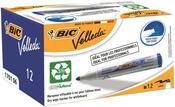 BIC VELLEDA 1701 DRYWIPE MARKER BLUE (PACK OF 12) image
