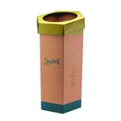 2WORK RECYCLING BIN GREEN (PACK OF 3) CAP582758/A