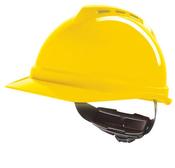 MSA V-GARD 500 VENTED SAFETY HELMET YELLOW  (PACK OF 1) image