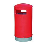 OUTDOOR HOODED TOP BIN 75 LITRE RED 321773