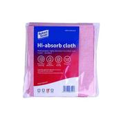 ROBERT SCOTT HI-ABSORB MICROFIBRE CLOTH RED (PACK OF 5) 103986RED