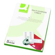 Q-CONNECT MULTIPURPOSE LABELS 99.1X93.1MM 6 PER SHEET WHITE (PACK OF 600) 9670054 (PACK OF 100 SHEETS)