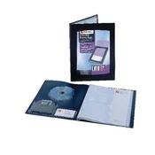 REXEL CLEARVIEW DISPLAY BOOK 24 POCKET A5 BLACK 10410BK
