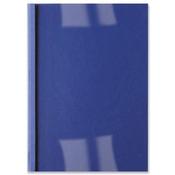 GBC THERMAL BINDING COVERS 3MM FRONT PVC CLEAR BACK LEATHERGRAIN A4 ROYAL BLUE REF IB451010 [PACK 100]