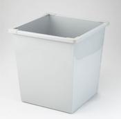AVERY STEEL BIN SQUARE 27L GREY 631LGRY (PACK OF 1) image