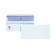 PLUS FABRIC DL ENVELOPES WALLET SELF SEAL 120GSM WHITE (PACK OF 250) M23270 image