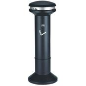 SILVER/BLACK HIGH CAPACITY SMOKING ASH STATION 370785