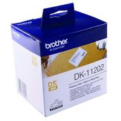 BROTHER BLACK ON WHITE PAPER SHIPPING LABELS (PACK OF 300) DK11202 image