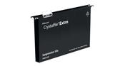REXEL CRYSTALFILE EXTRA 30MM SUSPENSION FILE BLACK(PACK OF 25) 3000081 image
