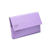 EXACOMPTA GUILDHALL DOCUMENT WALLET FOOLSCAP VIOLET (PACK OF 50) GDW1-VLT