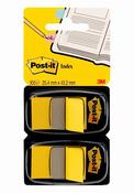 POST-IT INDEX TABS DISPENSER WITH YELLOW TABS (PACK OF 2 X 50 TABS)