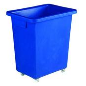 BOTTLE SKIP 580X410X700MM 4X50MM SWIVEL BLUE 328218