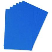 Q-CONNECT A4 BLUE LEATHERGRAIN COMB BINDER COVER (PACK OF 100) KF00500