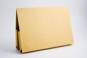 EXACOMPTA GUILDHALL LEGAL DOUBLE POCKET WALLET FOOLSCAP YELLOW (PACK OF 25) 214-YLW