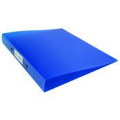 Q-CONNECT 2 RING BINDER FROSTED A4 BLUE (FROSTED POLYPROPYLENE COVERS WITH 25MM CAPACITY) KF02483 image