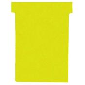 NOBO T-CARD SIZE 3 80 X 120MM YELLOW (PACK OF 100) 2003004