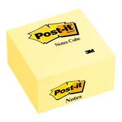 POST-IT NOTE CUBE 76X76MM CANARY YELLOW 450 SHEETS 636B (PACK OF 1)