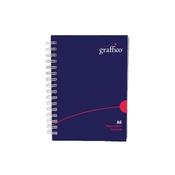 GRAFFICO HARD COVER WIREBOUND NOTEBOOK 160 PAGES A6 5000465 (PACK OF 1) image