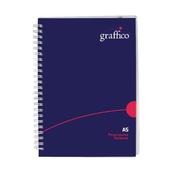 GRAFFICO HARD COVER WIREBOUND NOTEBOOK 160 PAGES A5 500-0511 (PACK OF 1) image