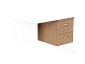 KITO FIXED PEDESTAL - 3 DRAWER - BEECH