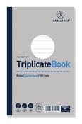 CHALLENGE CARBONLESS TRIPLICATE BOOK 100 SETS 210X130MM (PACK OF 5) 100080445