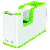 LEITZ WOW TAPE DISPENSER DUAL COLOUR WHITE/GREEN 53641054  (PACK OF 1)
