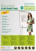 BI-OFFICE EARTH PLAIN FLIPCHART PAD A1 40 SHEET (PACK OF 5) FL0111801