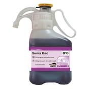 DIVERSEY SMARTDOSE SUMA BAC D10 1.4 LITRE DETERGENT SURFACE SANITISER (PACK OF 2) 100916092
