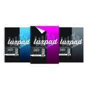 SILVINE LUXPAD HARDBACK WIREBOUND NOTEBOOK A5 (PACK OF 12) THBA5AC