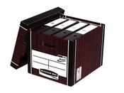 BANKERS BOX WOODGRAIN TALL PREMIUM STORAGE BOX (PACK OF 10 BOXES) 7260503