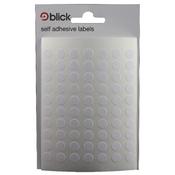 BLICK WHITE 8MM ROUND LABEL BAG 490 PER BAG (PACK OF 9800) RS000853 (PACK OF 20 BAGS)