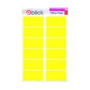 BLICK LABELS IN OFFICE PACKS 25MMX50MM YELLOW (PACK OF 320) RS020158