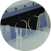 HERMES HEAVY DUTY 80MM 2D-RING POLYPROPYLENE BOX FILE A4 BLACK 8.BA4.001 image