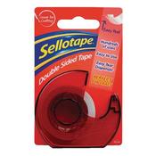 SELLOTAPE DOUBLE SIDED TAPE AND DISPENSER 15MM X 5M 1766008 (PACK OF 1)
