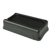 RUBBERMAID SLIM JIM SWING LID BLACK 2673-60-BLA
