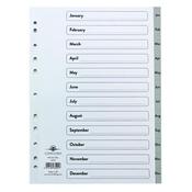 CONCORD INDEX JANUARY-DECEMBER 12-PART A4 POLYPROPYLENE GREY 63005