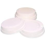 CATERPACK WHITE 25CL PAPER CUP SIP LIDS (PACK OF 100 LIDS) MXPWL80
