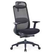 BRASS ERGONOMIC OFFICE CHAIR WITH HEADREST WITH MULTIPLE ADJUSTABLE FEATURES