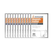 ANNOUNCE MAGNETIC FRAME A3 SILVER (PACK OF 10) AA01845